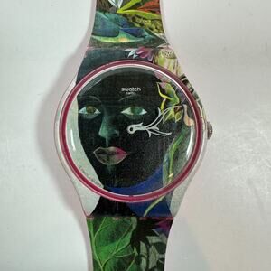 Swatch Swiss Originals New Gent 2014 # SUOZ164 Flowerhead By Olaf Hajek Watch